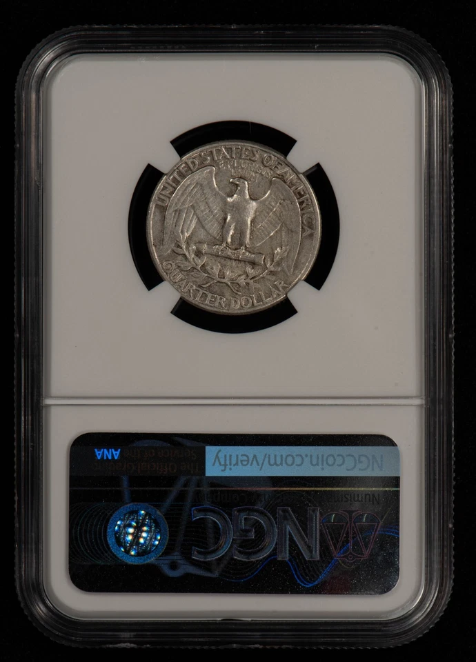 1936 DDO 25c Silver Washington Quarter - FS-101 - NGC XF 45 - SKU-X5812 - Image 3 of 4