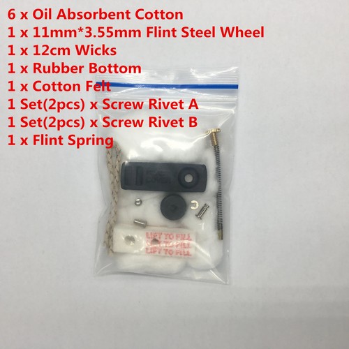 15pcs/Set Complete Variety Universal Repair Replacement Kit For Kerosene Lighter - Picture 2 of 24