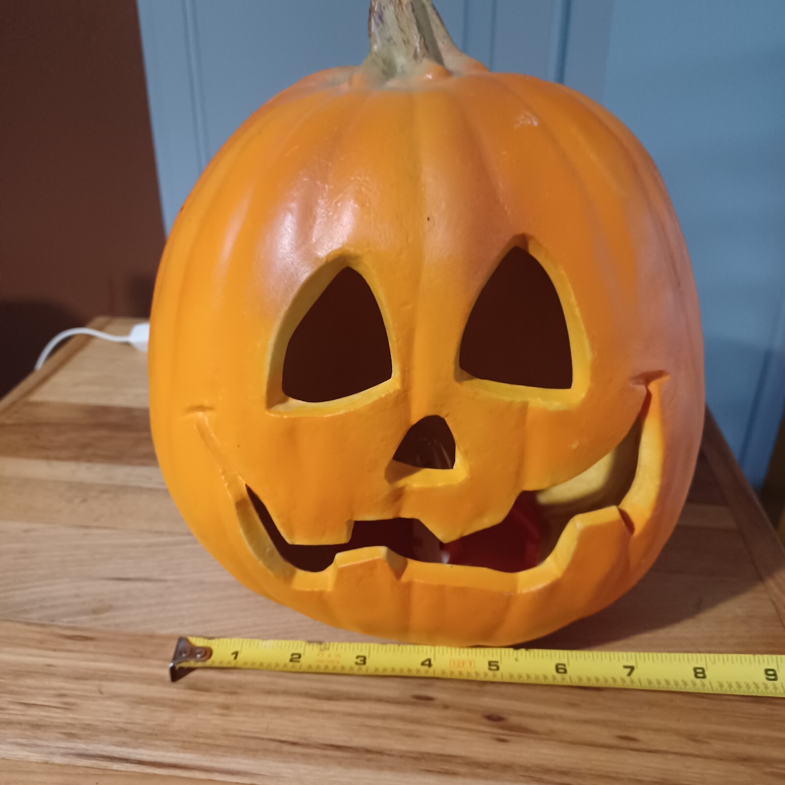 VTG Halloween 1995 Trendmasters Jack O Lantern Foam Blow Mold Light Up ...