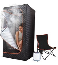 Sharper Image Steamer Sauna Portable Spa  Folding Chair  Steam Generator Full