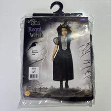 Rubies Witches And Wizards Regal Witch Costume Medium Size 8-10 With Dress/Hat