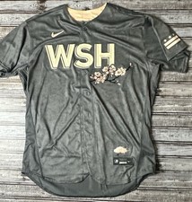 Washington Nationals City Connect Authentic Cherry Blossom Jersey Nike Size 48