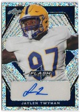 2021 Leaf Flash Portrait Navy Blue Autograph/75 Jaylen Twyman #PA-JT1