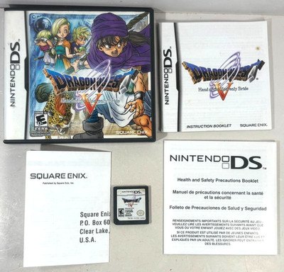 Dragon Quest V: Hand of the Heavenly Bride - Nintendo DS CIB