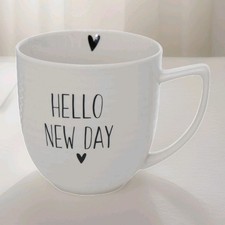 2 Hello New Day Kaffeetasse Kaffee Becher gro...