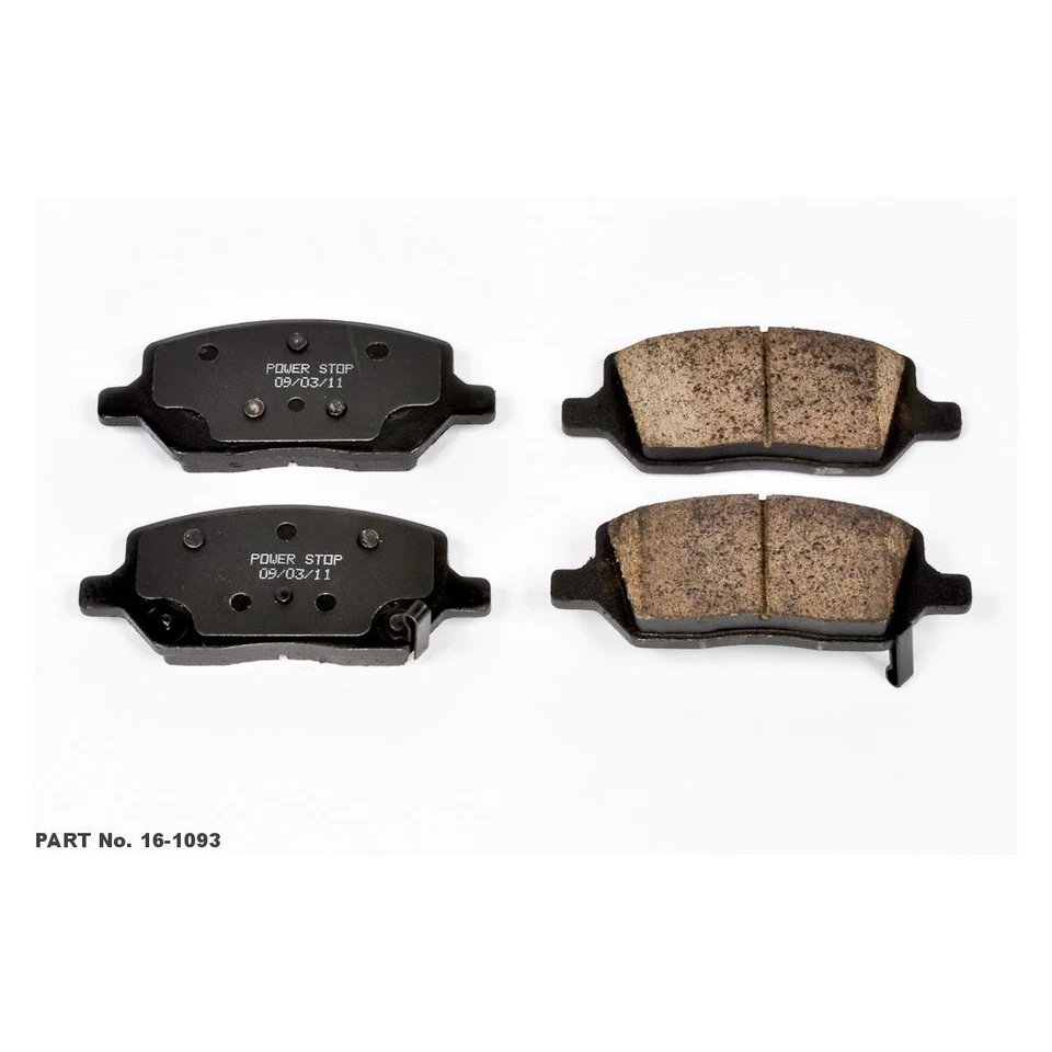 Pastilhas de freio dianteiras traseiras rotores de freio compatíveis com Mercury Grand Marquis 4,6L - Imagem 3 de 4