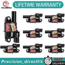 8X Round High Performance UF414 Ignition Coil New For Chevy GMC 5.3L 6.2L V8