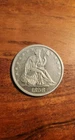 1858-S Seated Liberty Half Dollar 50c Nice XF 90% Silver Coin