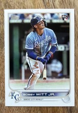 2022 Topps Update Series - Bobby Witt Jr. #US100 Powder Blue Jersey