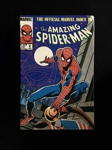 Official Marvel Index To Amazing Spider-Man #8  MARVEL Comics 1985 VF+