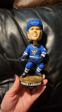 Pierre Larouche, Pittsburgh Penguins, 50 Year Anniversary Bobble, Used