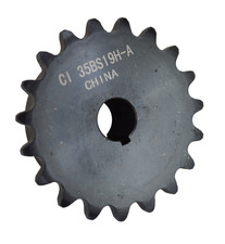 35 Roller Chain Sprocket 19 Teeth 1/2" Bore 35B19-1/2 35BS19H-1/2