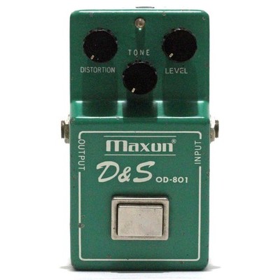Maxon OD-801 D&S (Made in Japan) Distortion & Sutainer - Bottom Rubber MISSING