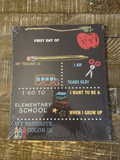 New First Day Of School Chalkboard Sign Photo Prop Back To School Board