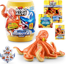 Robo Alive Deep Sea Monster Surprise Octopus Unboxing and Electronic Animal Toy
