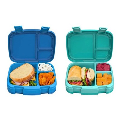 Bentgo Fresh Lunch Box Containers 2-Pack Blue Teal NIB Leak-Proof