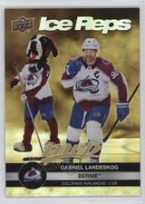 2023 Upper Deck MVP Ice Reps Gold Gabriel Landeskog Bernie the St Bernard 10dr
