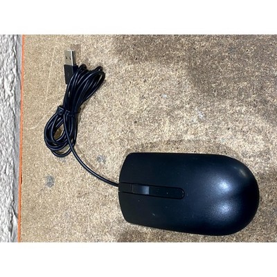 Dell MS116 Optische Maus Schwarz Kabelgebunden USB 3 Tasten Scrollrad für Desktop PC