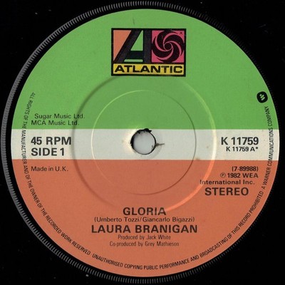Laura Branigan - Gloria, 7'', (Vinyl)