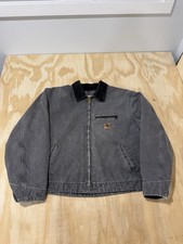 VTG Rare 90s Grey Carhartt Detroit Jacket Carhartt Size XL Regular J97MTL