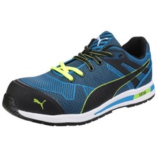 Puma Safety Blaze Knit Low Schnürschuh blau antistatisch mit Energieabsorber