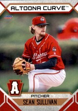 2023 Altoona Curve Choice #30 Sean Sullivan Woodland Hills California CA Card