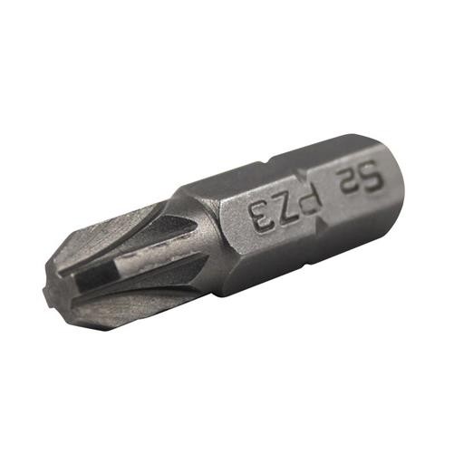 Faithfull Pozi S2 Grade Steel Screwdriver Bits PZ3 x 25mm (Pack 3) FAISBPZ325