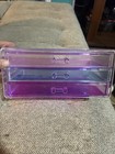 Iridescent Acrylic Cosmetic Storage Organizer 3- Clear Drawers Shift In Color — photo 2