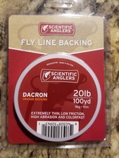 Scientific Anglers Dacron Fly Line Backing 30 lb Yellow 30 100 yds,