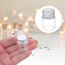20pcs Glass Vials 5 Ml Mini Transparent Bottles For Diy Crafts Party Favors