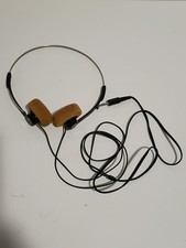 Vintage 1980s Style Lightweight Wired Stereo Headphones Foam Walkman Retro Prop