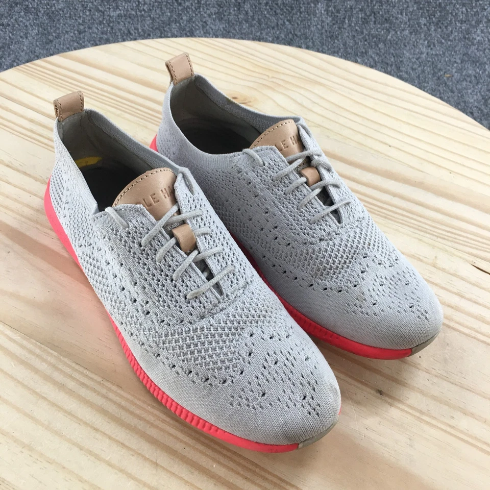 Cole Haan Shoes Womens 8.5 B Zerogrand Stitchlite Oxford Gray Lace Up W10861 - Image 3 of 4