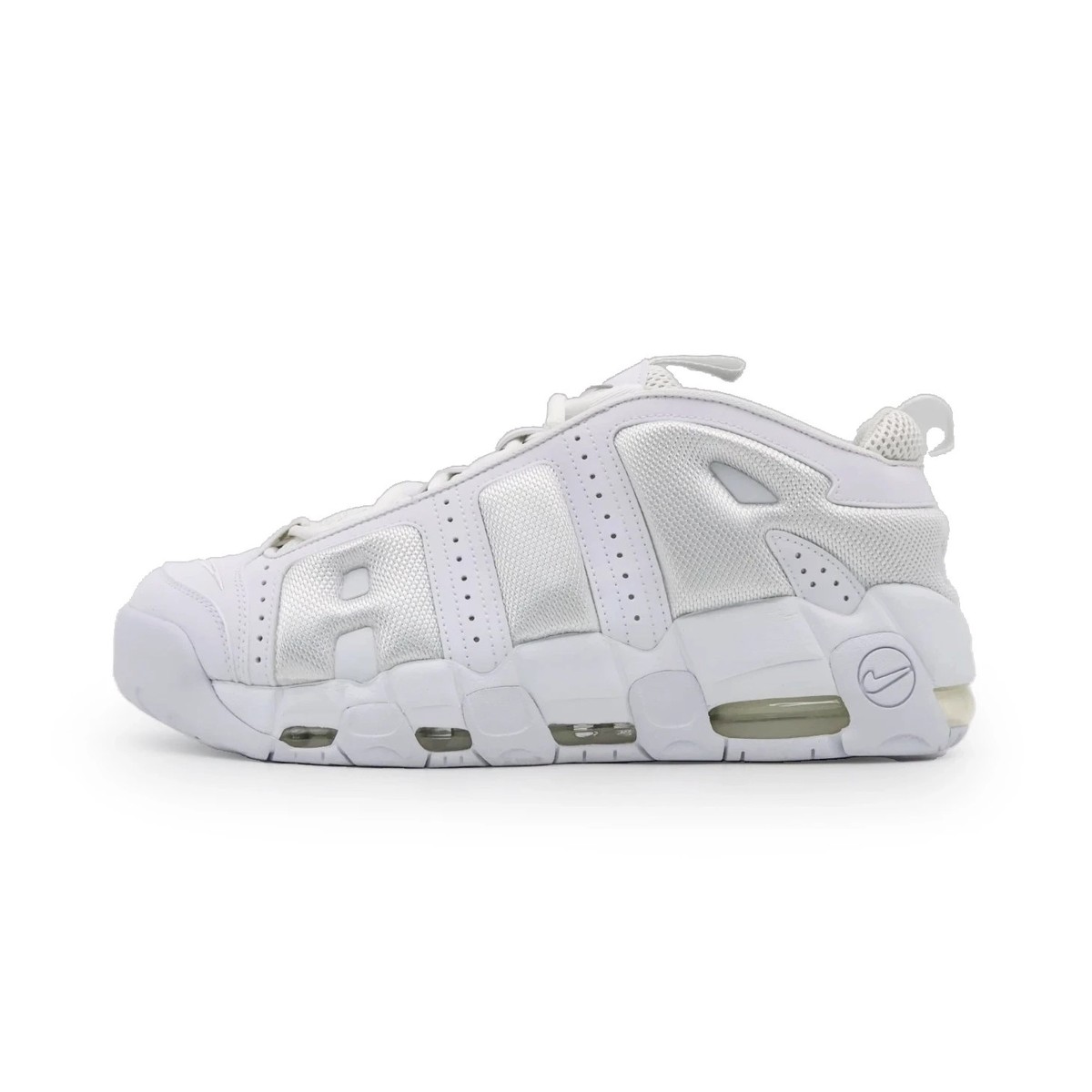 FZ3055-100 Nike Air More Uptempo Low Triple White (Men's) | eBay