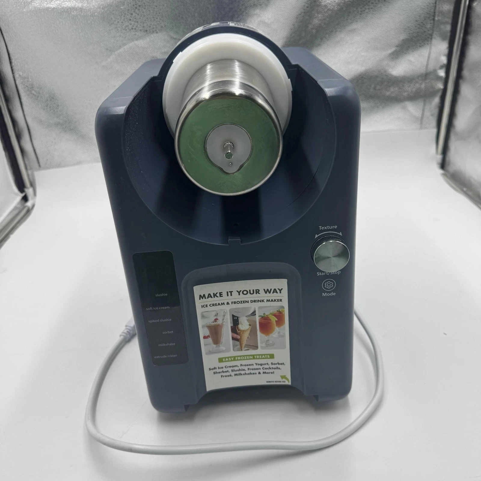 GreenPan Frost Ice Cream Maker and Slushie Machine, Motor Base Only