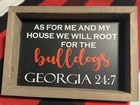 GA Bulldogs Football hand-made Wood Sign GO DAWGS Rustic Gift NEW Sports Fan UGA — photo 5