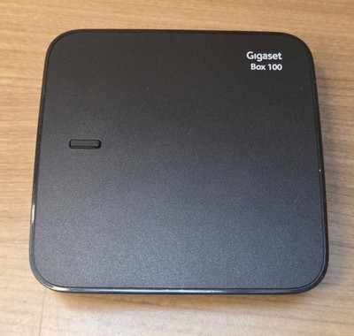 Gigaset Box 100 DECT Telefonbasis Schwarz - OHNE ZUBEHÖR - ALS ERSATZ