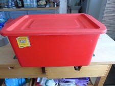 large LEGO STORAGE BOX  APRX 11X15X7 IN