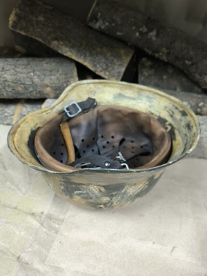 WW2 M35 German  Helmet WWII M 35 Combat helmet.size 62