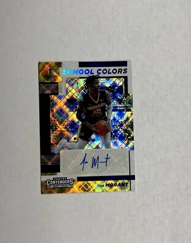 2019 Contenders DP School Colors Ja Morant #2 Rookie RC Auto #/5