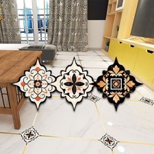 Autocollants de décoration de for sol en diagonale lot de 36 autocollants r