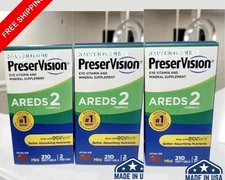 Pack of 3| Preservision AREDS 2 / 210 Count Eye Vitamin Mini Soft gels exp 2027