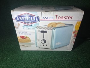 Elite Gourmet Americana Retro 2-Slice Toaster Oven