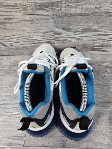 Nike Air Max 270 React Weiß Jungen Größe 5Y Sportschuhe Sneaker BQ0103-106 - Bild 9 von 11