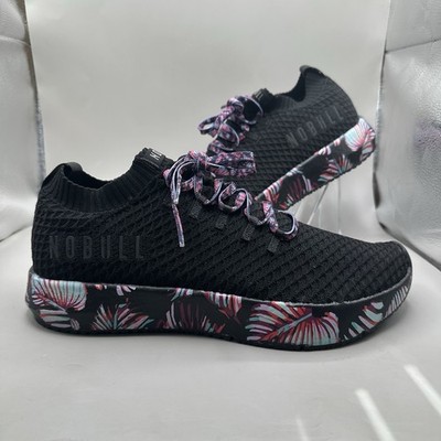 NOBULL Drive Knit Athletic Running Sneakers Midnight Palm 