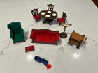 Vintage Playmobil 5320 Dining Room for Victorian Mansion 1989 Lot.