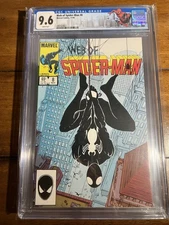 Web of Spider-man #8 CGC 9.6 W - Marvel 1985 - custom lab