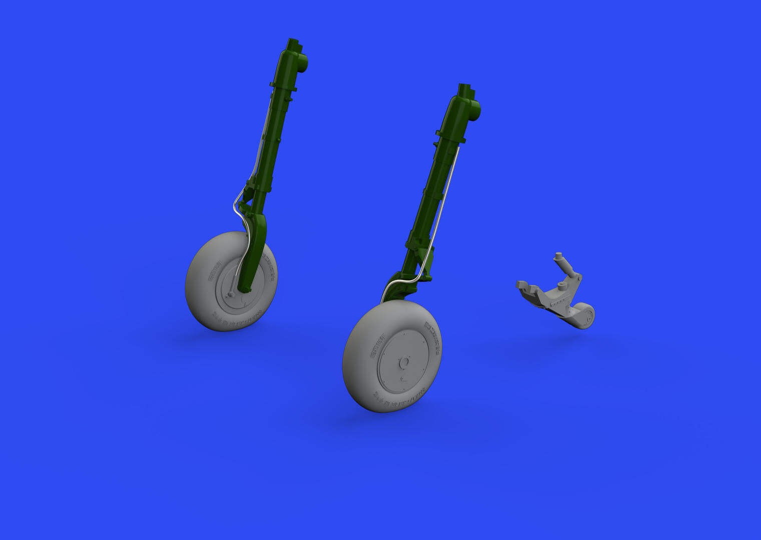 Eduard Brassin 648808 1:48 Mitsubishi A6M2/A6M3 wheels with smooth tire