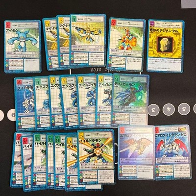 BANDAI Digimon Card Game Old Back Collection Veemon Gabumon Paildramon Rare