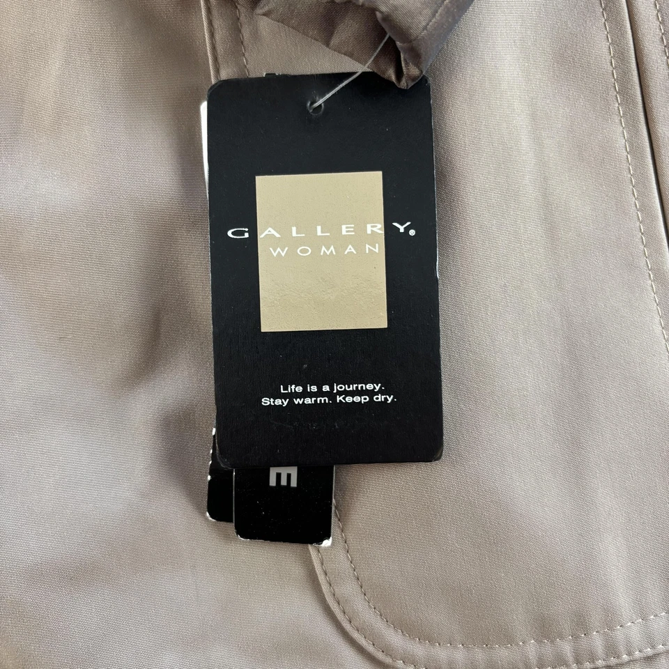 Gallery Mujer Chaqueta Mujer 1X Bronceado Capucha Repelente al Agua Forro Extraíble Abrigo Foto 2 de 4