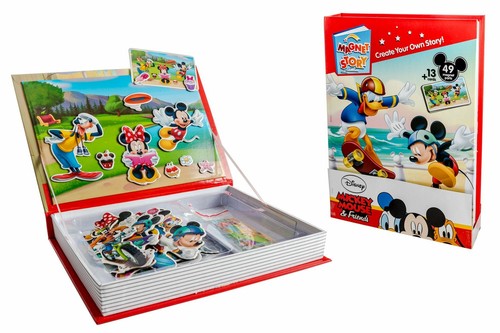 Disney Mickey & Friends Magnet Story Cards Magnetic with Sturdy Carry Case - Picture 1 of 1